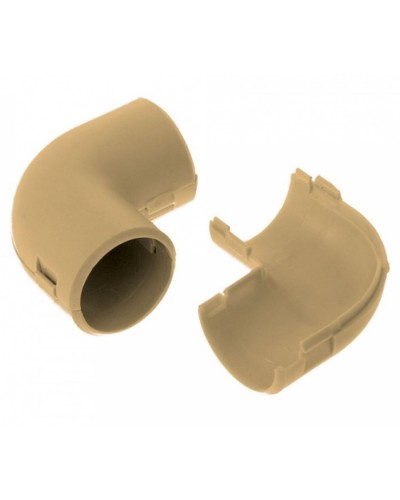 Соединитель угловой разборный сосна д25 (30шт/480шт уп/кор) Промрукав (PR13.0281) в Сергиевом Посаде Повороты, муфты, тройники Pintop.ru