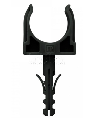 Крепеж-клипса с дюбелем черная д20 в малой упаковке (10шт/900шт уп/кор) Промрукав (PR13.0304) в Сергиевом Посаде Крепеж: Дюбели, шурупы, саморезы Pintop.ru