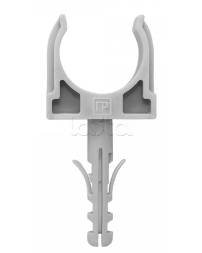 Крепеж-клипса с дюбелем серая д16 в малой упаковке (10шт/900шт уп/кор) Промрукав (PR13.0315) в Сергиевом Посаде Держатели, клипсы, скобы Pintop.ru