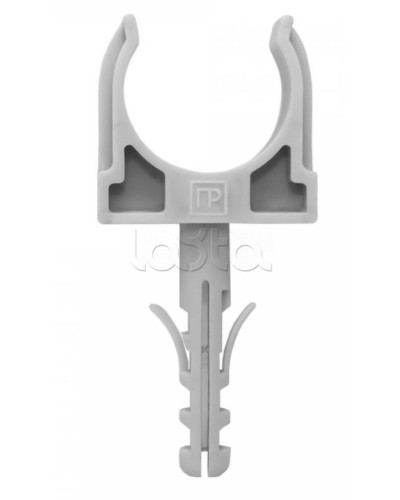 Крепеж-клипса с дюбелем серая д20 в малой упаковке (10шт/900шт уп/кор) Промрукав (PR13.0316) в Сергиевом Посаде Крепеж: Дюбели, шурупы, саморезы Pintop.ru