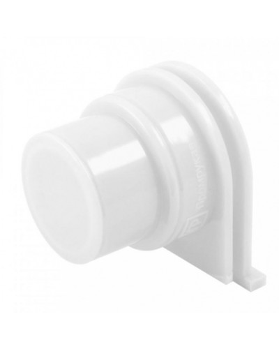 Переходник универсальный на гофрированную трубу белый (50шт/1000шт уп/кор) Промрукав (PR13.0321) в Сергиевом Посаде Аксессуары для кабель-канала Pintop.ru