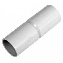 Патрубок-муфта д20 безгалогенная (HF) атмосферостойкая серая (70шт/840шт уп/кор) Промрукав (PR13.0351)