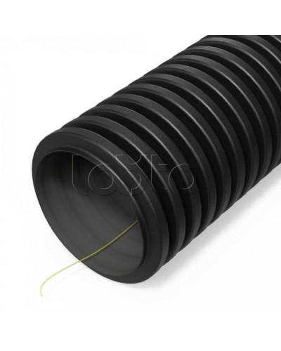 Труба гофр двустенная ПНД гибкая тип 450 (SN26) ст к ультраф с/з черная d50 мм (100м/уп) Промрукав (PR15.0314) в Сергиевом Посаде Труба гофрированная Pintop.ru