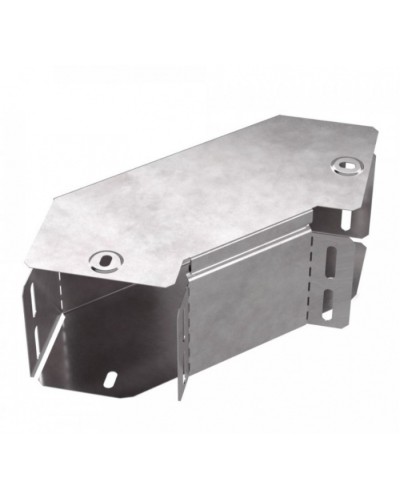 Угол горизонтальный 90 градусов с крышкой Стандарт 100х100 Промрукав (PR16.0413) в Сергиевом Посаде Аксессуары для кабель-канала Pintop.ru