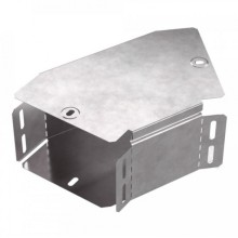 Угол горизонтальный 45 градусов с крышкой Стандарт 150х100 Промрукав (PR16.0428)