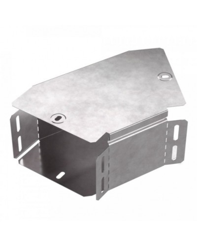 Угол горизонтальный 45 градусов с крышкой Стандарт 150х100 Промрукав (PR16.0428) в Сергиевом Посаде Аксессуары для лотков Pintop.ru