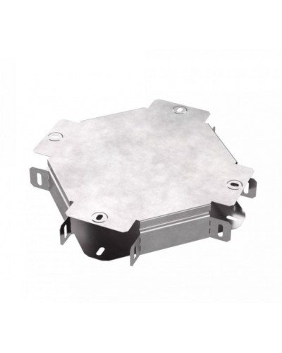 Х-образный ответвитель с крышкой Стандарт 100х50 Промрукав (PR16.0456) в Сергиевом Посаде Аксессуары для лотков Pintop.ru