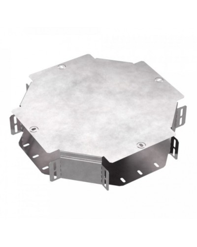 Х-образный ответвитель с крышкой Стандарт 200х80 Промрукав (PR16.0463) в Сергиевом Посаде Аксессуары для лотков Pintop.ru