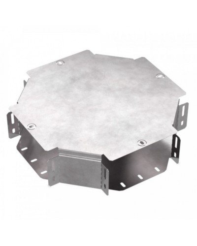 Х-образный ответвитель с крышкой Стандарт 200х100 Промрукав (PR16.0464) в Сергиевом Посаде Аксессуары для лотков Pintop.ru