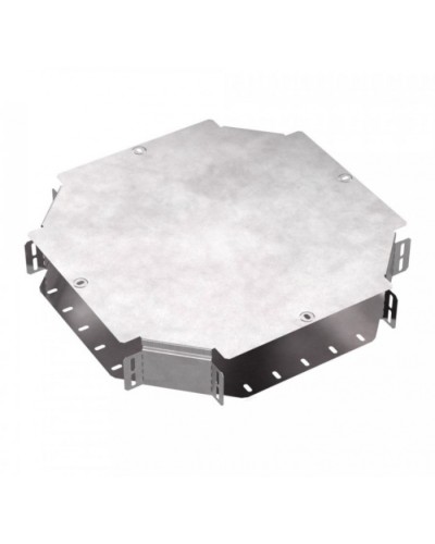 Х-образный ответвитель с крышкой Стандарт 300х80 Промрукав (PR16.0466) в Сергиевом Посаде Аксессуары для лотков Pintop.ru