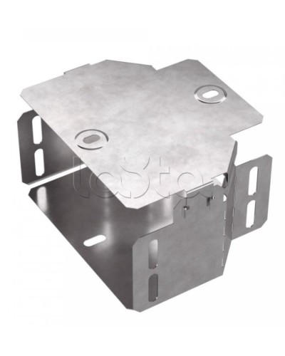 Переходник симметричный с крышкой Стандарт 150х100х80 Промрукав (PR16.0469) в Сергиевом Посаде Аксессуары для лотков Pintop.ru