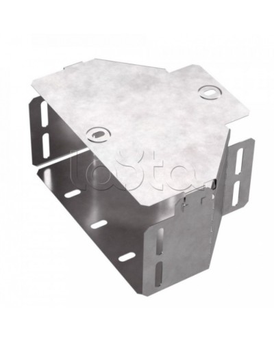 Переходник симметричный с крышкой Стандарт 200х100х100 Промрукав (PR16.0475) в Сергиевом Посаде Аксессуары для лотков Pintop.ru