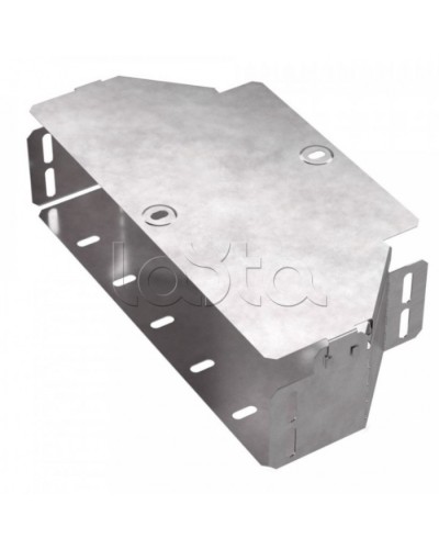 Переходник симметричный с крышкой Стандарт 300х200х80 Промрукав (PR16.0482) в Сергиевом Посаде Аксессуары для лотков Pintop.ru