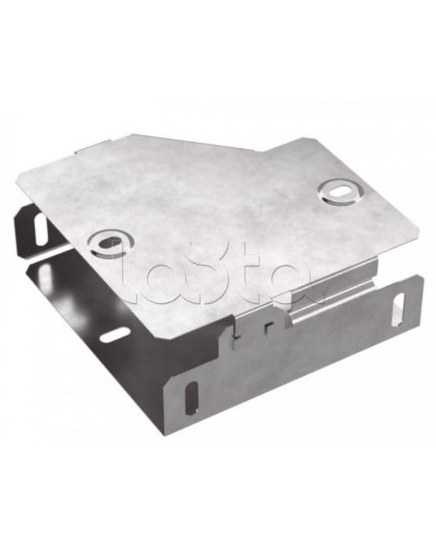 Переходник правый с крышкой Стандарт 150х100х50 Промрукав (PR16.0504) в Сергиевом Посаде Аксессуары для лотков Pintop.ru