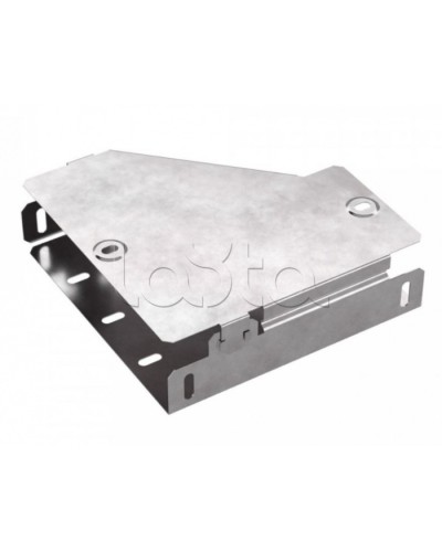 Переходник правый с крышкой Стандарт 200х100х50 Промрукав (PR16.0507) в Сергиевом Посаде Аксессуары для лотков Pintop.ru