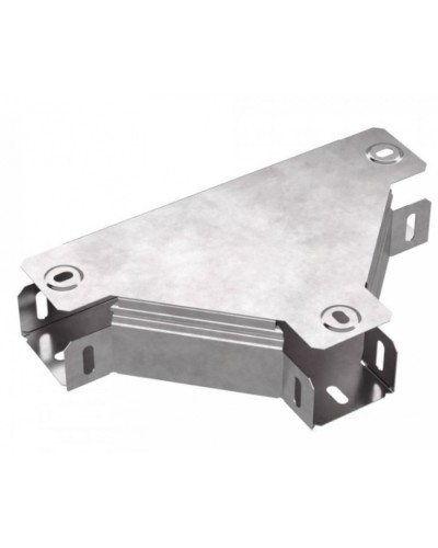 Т-образный ответвитель с крышкой Стандарт 50х50 Промрукав (PR16.0566) в Сергиевом Посаде Аксессуары для лотков Pintop.ru