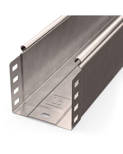 Лоток неперфорированный Стандарт INOX (AISI 409) 100х100х3000 (0,7 мм) (6 м/уп) Промрукав (PR16.2388) в Сергиевом Посаде Кабельные лотки Pintop.ru