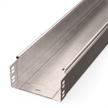 Лоток неперфорированный Стандарт INOX (AISI 409) 150х80х3000 (0,7 мм) (6 м/уп) Промрукав (PR16.2393)