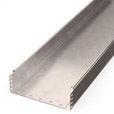 Лоток неперфорированный Стандарт INOX (AISI 409) 300х100х3000 (0,8 мм) (6 м/уп) Промрукав (PR16.2397)