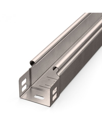 Лоток неперфорированный Стандарт INOX (AISI 409) 50х50х3000 (0,7 мм) (24 м/уп) Промрукав (PR16.2409) в Сергиевом Посаде Кабельные лотки Pintop.ru