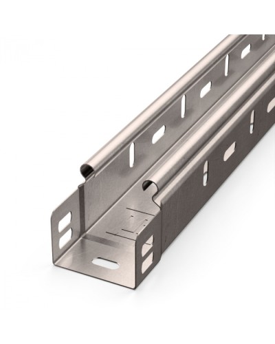 Лоток перфорированный Стандарт INOX (AISI 409) 50х50х3000 (0,7 мм) (24 м/уп) Промрукав (PR16.2428) в Сергиевом Посаде Кабельные лотки Pintop.ru