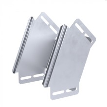 Угол вертикальный внешний 90 градусов Стандарт INOX (AISI 316) 150х100 Промрукав (PR16.3023)