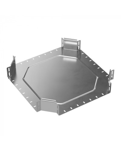Ответвитель Х-образный Стандарт INOX (AISI 304) 400х100 Промрукав (PR16.3186) в Сергиевом Посаде Аксессуары для лотков Pintop.ru