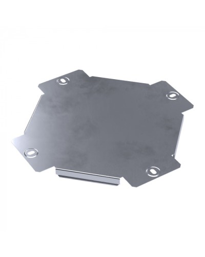 Крышка ответвителя Х-образного Стандарт INOX (AISI 316) 100 Промрукав (PR16.3224) в Сергиевом Посаде Аксессуары для лотков Pintop.ru