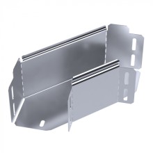 Угол горизонтальный 90 градусов Стандарт INOX (AISI 316) 100х100 Промрукав (PR16.3526)