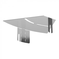 Крышка угла горизонтального изменяемого 0-45 градусов Стандарт INOX (AISI 304) 150 Промрукав (PR16.3607)