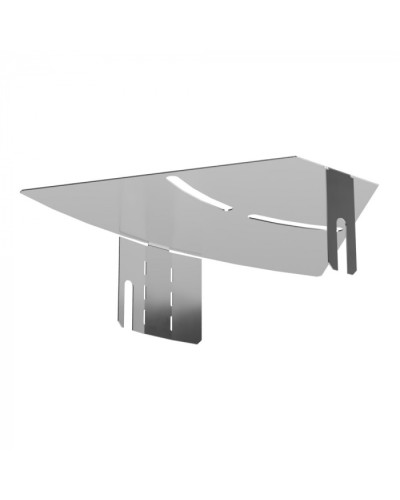 Крышка угла горизонтального изменяемого 0-45 градусов Стандарт INOX (AISI 304) 150 Промрукав (PR16.3607) в Сергиевом Посаде Аксессуары для лотков Pintop.ru