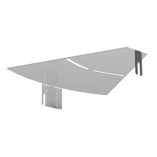 Крышка угла горизонтального изменяемого 0-45 градусов Стандарт INOX (AISI 304) 300 Промрукав (PR16.3609)