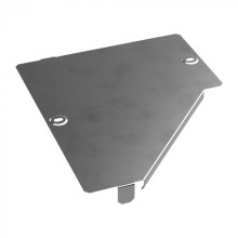 Крышка переходника левого Стандарт INOX (AISI 304) 300х100 Промрукав (PR16.4299)