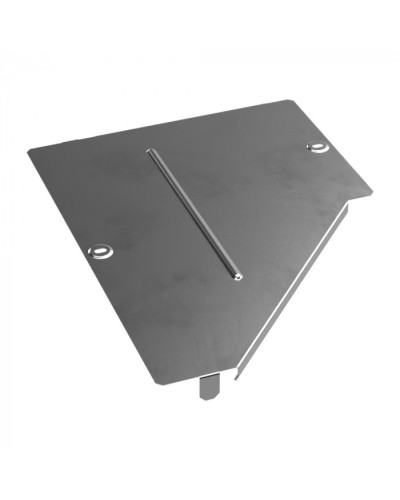 Крышка переходника левого Стандарт INOX (AISI 304) 400х200 Промрукав (PR16.4303) в Сергиевом Посаде Аксессуары для лотков Pintop.ru