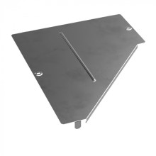 Крышка переходника левого Стандарт INOX (AISI 304) 500х200 Промрукав (PR16.4306)