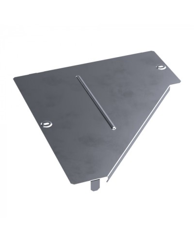 Крышка переходника левого Стандарт INOX (AISI 316) 400х150 Промрукав (PR16.5582) в Сергиевом Посаде Аксессуары для лотков Pintop.ru