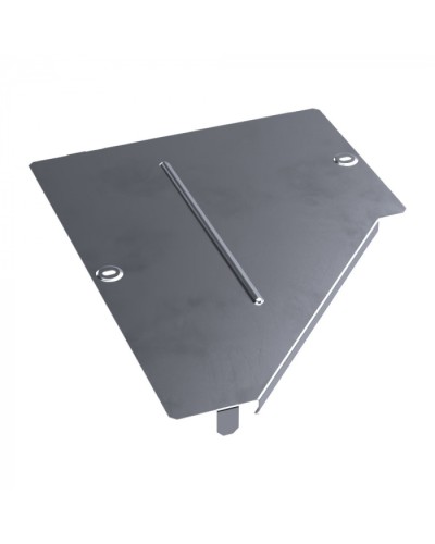 Крышка переходника левого Стандарт INOX (AISI 316) 400х200 Промрукав (PR16.5583) в Сергиевом Посаде Аксессуары для лотков Pintop.ru