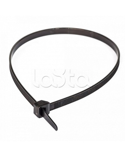 Стяжки нейлоновые 7,6*500 (ч) (100 шт/уп) Промрукав (PR08.3084) в Сергиевом Посаде Стяжки-хомуты Pintop.ru