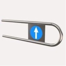 Дуга на калитку К11 (левая) Ø25 L=800мм Ростов-Дон