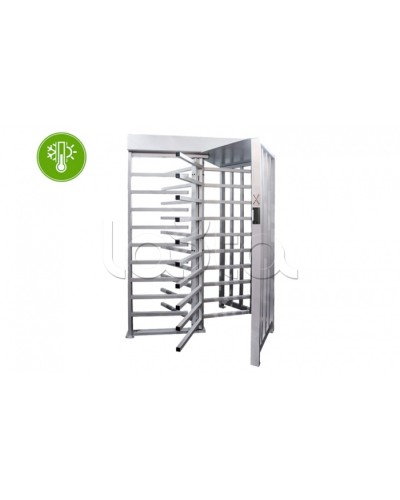 Турникет полноростовой с подогревом 3V RUBEZH STRAZH Model X УХЛ 2.1 OSDP MF (T-1000) в Сергиевом Посаде Турникеты Pintop.ru