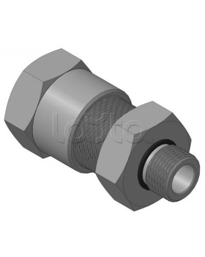 Кабельный ввод с резьбой G1/2 мм для прокладки кабеля в металлорукаве РЗ-ЦП-20, с уплотнением кабеля и проходным диаметром кабеля d=8-12 мм Спектрон КВМ-20/12-М-G1/2 в Сергиевом Посаде Аксессуары для кабель-канала Pintop.ru