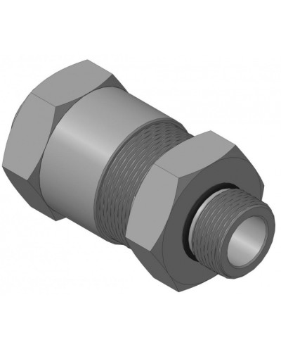 Кабельный ввод с резьбой G3/4 для прокладки кабеля в металлорукаве РЗ-ЦП-25, с уплотнением кабеля и проходным диаметром кабеля d=8-12 мм Спектрон КВМ-25/12-М-G3/4 в Сергиевом Посаде Аксессуары для кабель-канала Pintop.ru