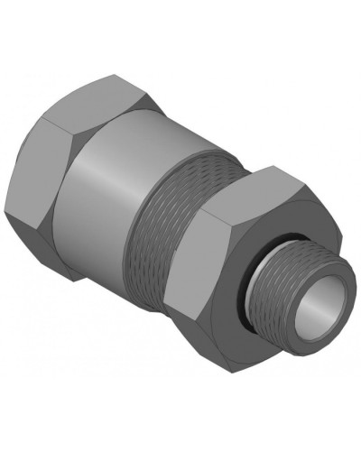 Кабельный ввод с резьбой G3/4 мм для прокладки кабеля в металлорукаве РЗ-ЦП-25, с уплотнением кабеля и проходным диаметром кабеля d=12-16 мм Спектрон КВМ-25/16-М-G3/4 в Сергиевом Посаде Аксессуары для кабель-канала Pintop.ru
