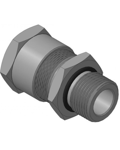 Кабельный ввод с резьбой G1/2 мм для открытой прокладки кабеля с проходным диаметром d=8-12 мм Спектрон КВН-ЕХЕ-12-Н-G1/2 в Сергиевом Посаде Аксессуары для кабель-канала Pintop.ru