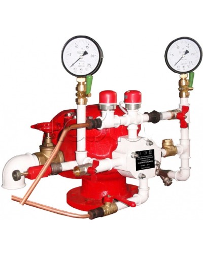 Узел управления дренчерный с пневмоприводом Спецавтоматика УУ-Д100/1,6(П0,028)-ВФ.О4 в Сергиевом Посаде Устройства пуска водяного пожаротушения Pintop.ru