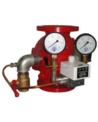 Узел управления спринклерный водозаполненный Спецавтоматика Прямоточный-65 (УУ-С65/1,6В-ВФ.О4) в Сергиевом Посаде Устройства пуска водяного пожаротушения Pintop.ru