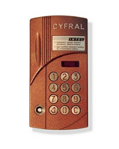Блок вызова аудиодомофона на 400 абонентов Цифрал ИНТЕЛ в Сергиевом Посаде Блоки вызова многоабонентные Pintop.ru