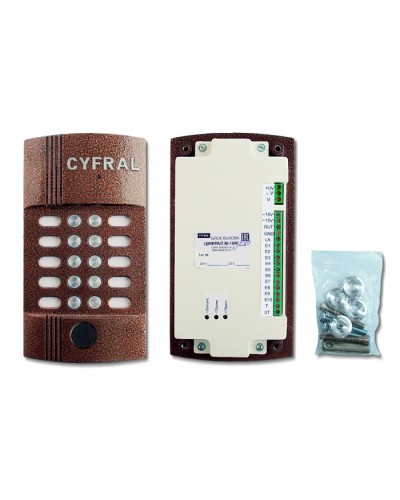 Блок вызова видеодомофона на 10 абонентов Цифрал M-10M/PVC в Сергиевом Посаде Блоки вызова многоабонентные Pintop.ru