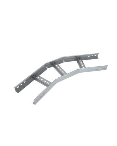 Угол лестничный горизонтальный 45 гр. 70х600х1,5 мм HD85 КМ-профиль (LGL45-70-600-1.5 HD85) в Сергиевом Посаде Аксессуары для лотков Pintop.ru