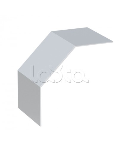 Крышка на угол 90 градусов верт. внеш. лестн. усиленная 100x300 мм (2 мм) HDZ EKF (kvoltp90100300-2-HDZ) в Сергиевом Посаде Аксессуары для лотков Pintop.ru